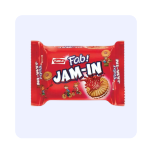 Parle Fab JAM-IN biscuits with mixed fruit jam|55 grams