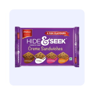 Parle Hide&Seek Choco CHIP Creme Sandwiches. cookie 400 grams.