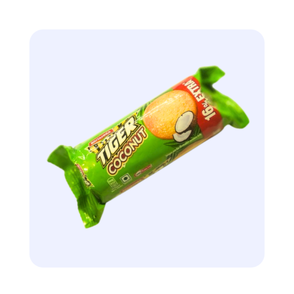 Britannia tiger coconut Biscuits | 75.6 grams