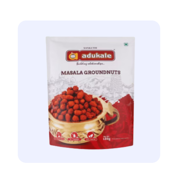Adukale Masala Ground Nuts 180 Grams