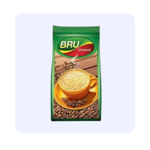 Bru instant coffee powder pouch
