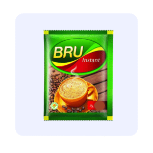 Bru instant coffee powder sachets
