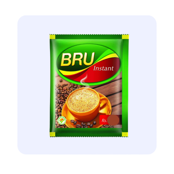 Bru instant coffee powder sachets