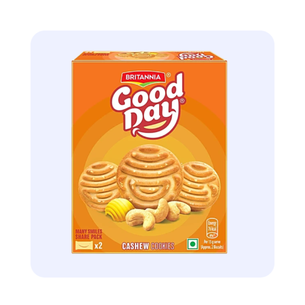 Britannia Good day Cashew cookies many smiles share pack | 250 grams