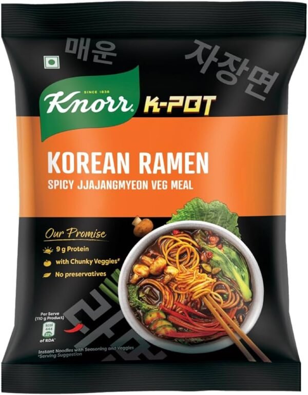 Knorr Korean ramen jjajangmyeon Veg Noodles