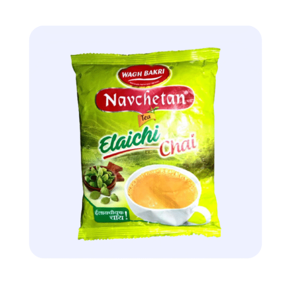Wagh Bakri Navchetan elaichi tea powder