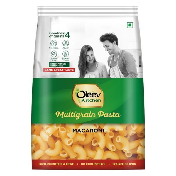 Oleev Kitchen Multigrain Pasta macaroni 400 Grams