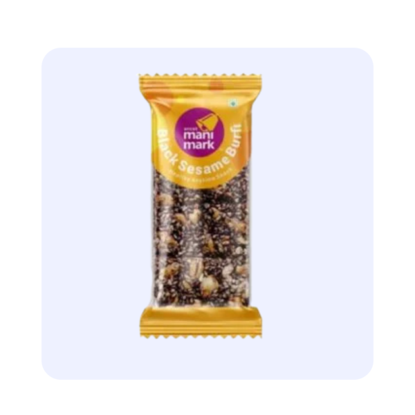 Mani Mark Black Sesame Burfi(ellu chikki) 70 Grams