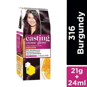 Loreal Casting Creme Gloss Conditioning Hair Color 316 Burgandy 21g+24ml