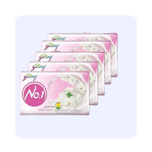 Godrej No1 Jasmine milk cream Buy4 get 1(5 X 100g)