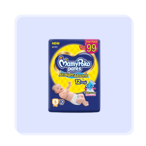 MamyPoko Pants All Night Absorb S(4-8kg)10 Pants