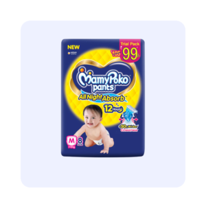 MamyPoko pants All night Absorb M(7-12kg) 8pants