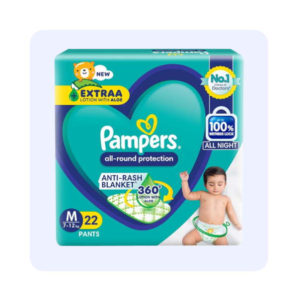 Pampers All Round Protection M(7-12kg) 22pants