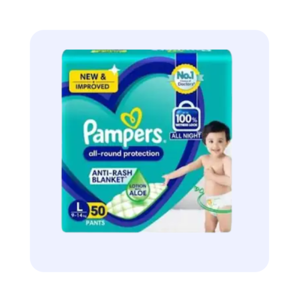 Pampers All Round Protection L(9-14kg) 50pants