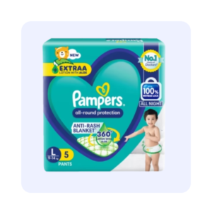Pampers All Round Protection L(9-14kg) 5pants