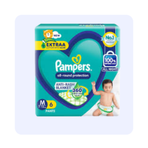 Pampers All Round Protection M(7-12kg) 6Pants