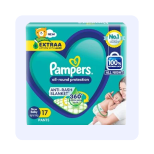 Pampers Diapers Pants,New Baby (17 Count)