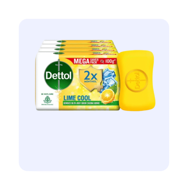 Dettol Lime Cool Soap 100g Pack Of 4