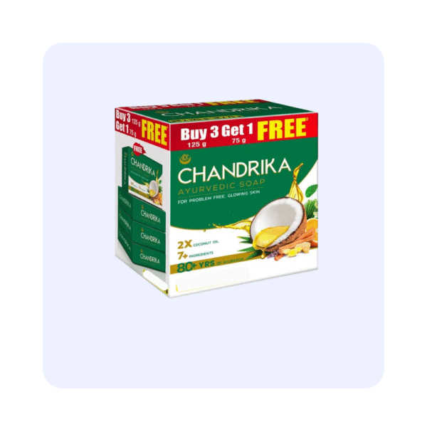 Chandrika Ayurvedic Soap Buy 3 Get 1 Free