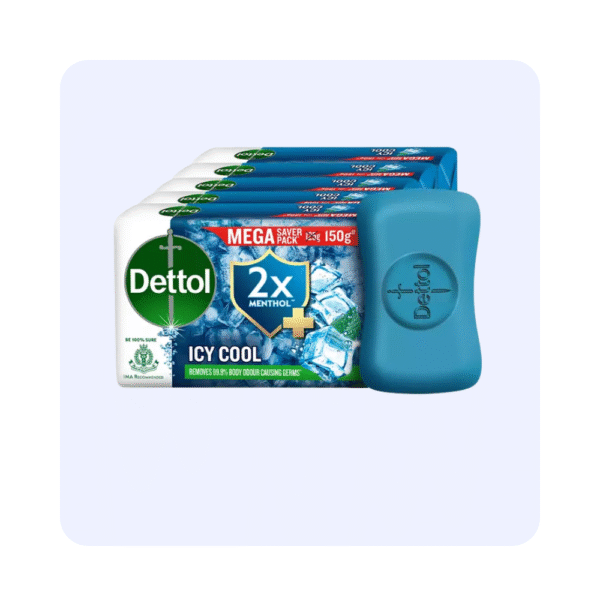 Dettol Icy Cool Pack Of 4 (Each 150g)