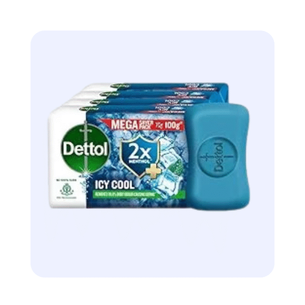 Dettol Icy Cool Soap Pack Of 5 Each 100g