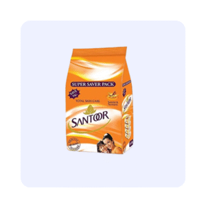 Santoor Skin Moisturising Sandal & Turmeric Soap Pack 400g
