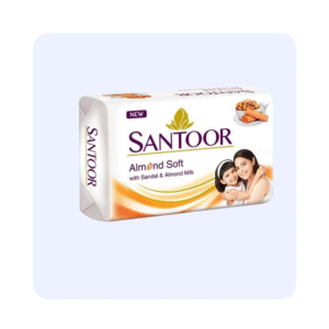 Santoor Skin Softening Sandal & Almond Milk 100g