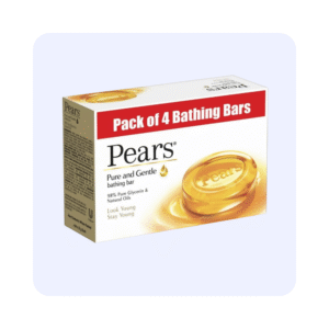 Pears Pure & Gentle Pack Of 4 Bathing Bar 300g (4 Units)