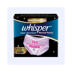 Whisper period panty L-XL(100-140cm) 6 pads