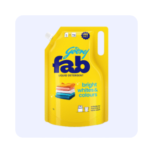 Godrej Fab Liquid Detergent Refill Pouch For Machine & Hand Wash 1L