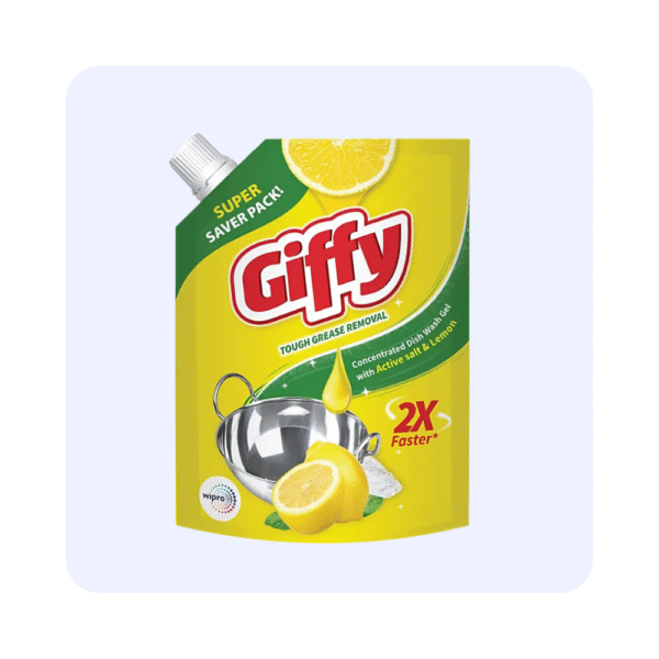 Giffy dishwash liquid pouch 125ml