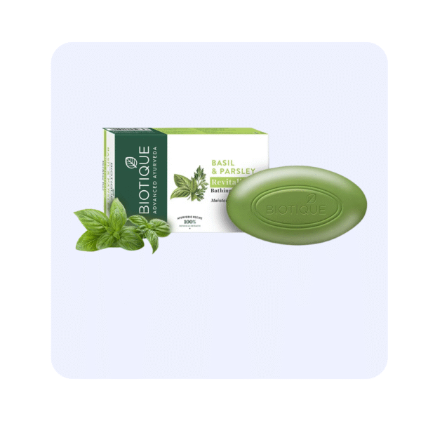 Biotique Basil & Parsley Revitalizing Bathing Bar 150g