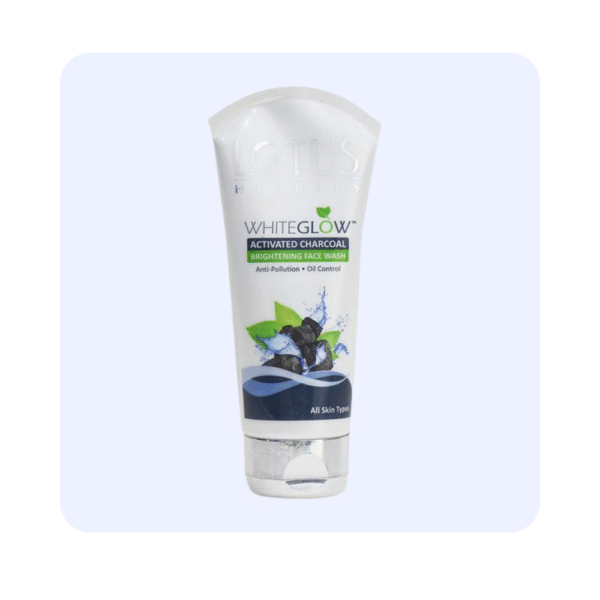 Lotus Herbals whiteglow activated  Charcoal brightening Face Wash