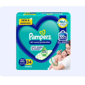 Pampers All Round Protection New baby(upto 5kg) 34pants