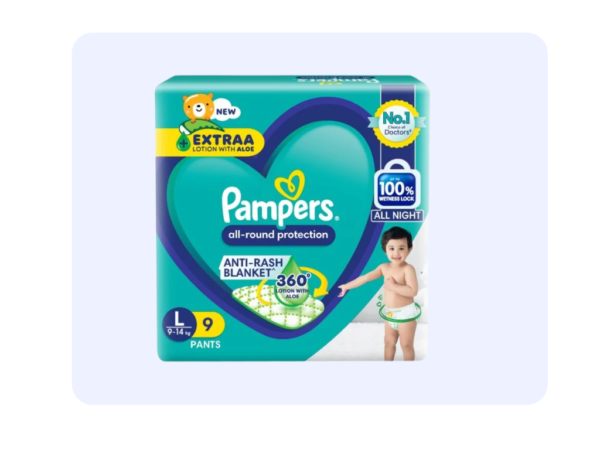 Pampers All Round Protection L(9-14kg) 9pants