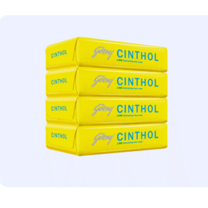 Godrej Cinthol Lime Soap Pack of 4 75G each