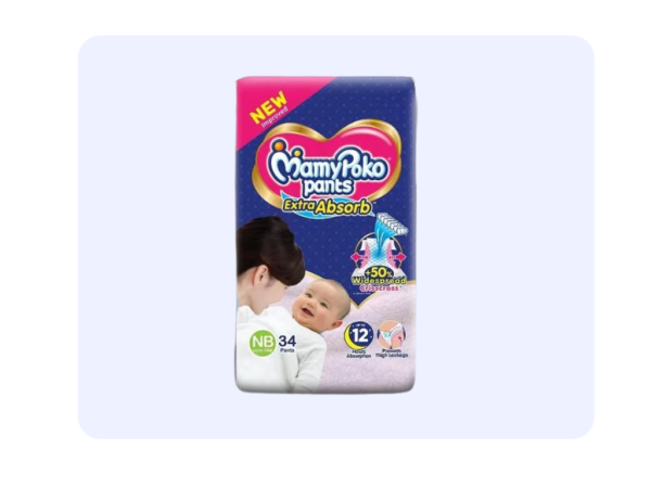 MamyPoko pants extra absorb New born(upto 5kg) 34pants