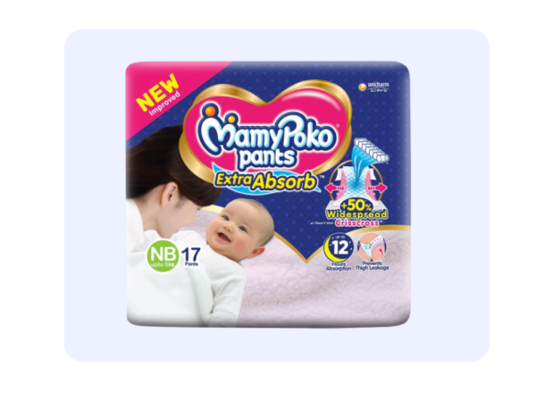 MamyPoko pants extra absorb New born(upto 5kg) 17pants