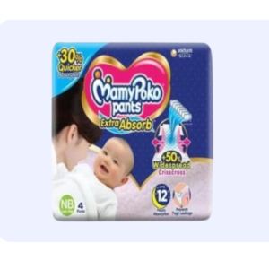 MamyPoko pants Standard New born(upto 5kg) 4pants
