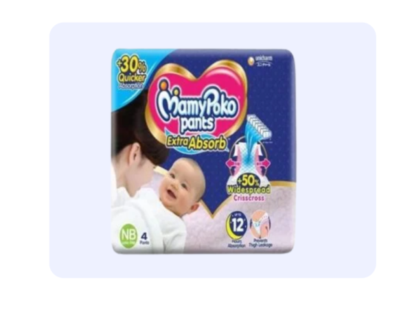 MamyPoko pants Standard New born(upto 5kg) 4pants
