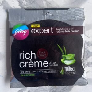 Godrej expert Black Brown 3.00 Creme Hair Color 20g + 20 ML