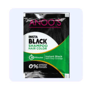 Anoo's Insta Black Shampoo Hair Color 20 ml