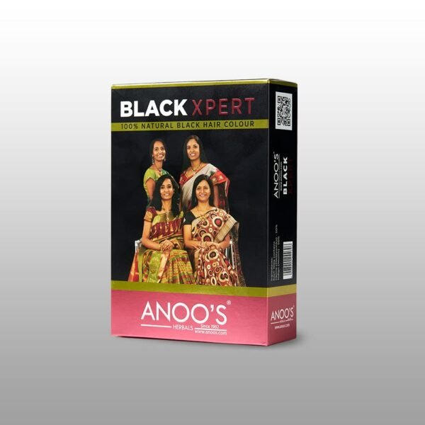 Anoo's Black Xpert Natural Black hair color 100g