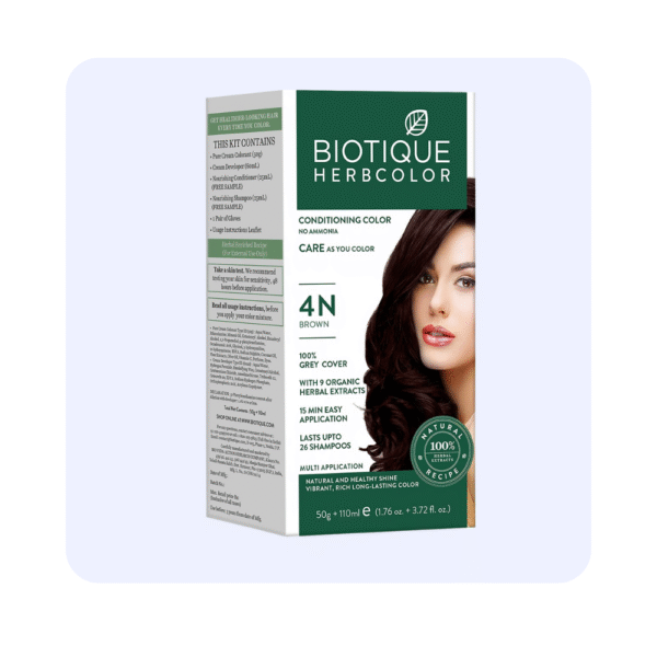 Biotique HerbColor 4N Brown