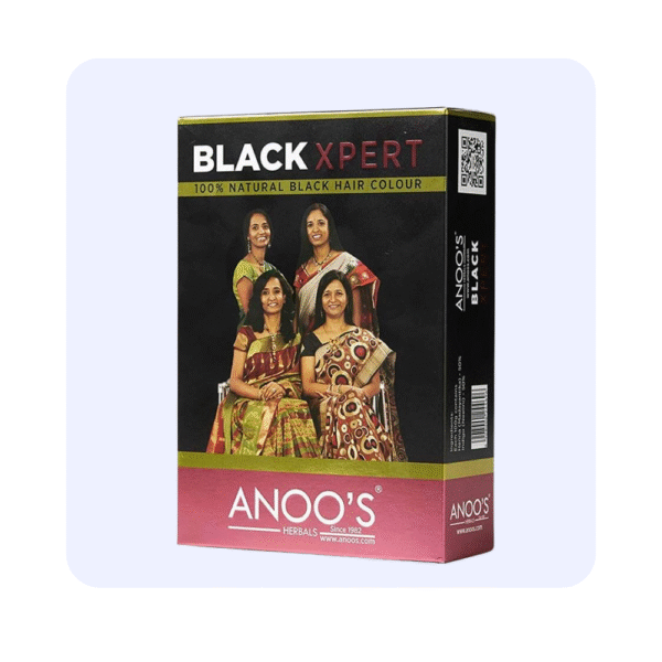 Anoo's Black Xpert Natural Black hair color 100g