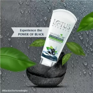 Lotus Herbals whiteglow activated  Charcoal brightening Face Wash