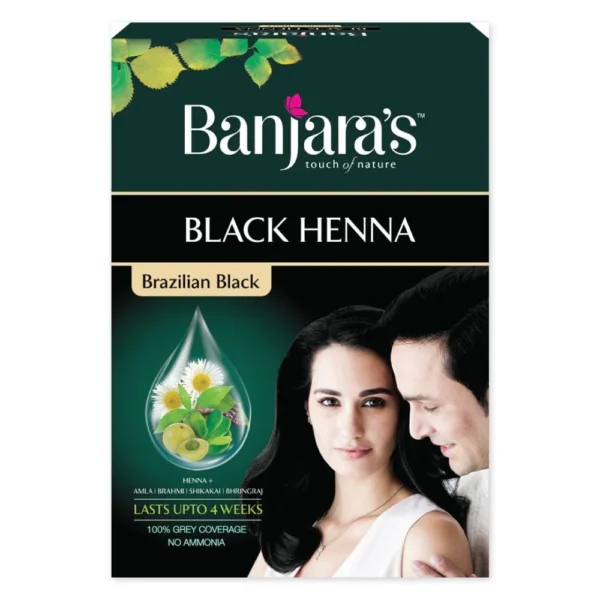 Banjara's Black Henna Brazilian Black 54g