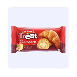 Britannia Treat Croissant with vanilla cream filling 47 Grams