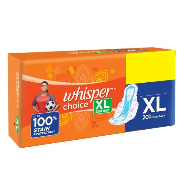 Whisper Choice Sanitary Pads XL- 36 Pads