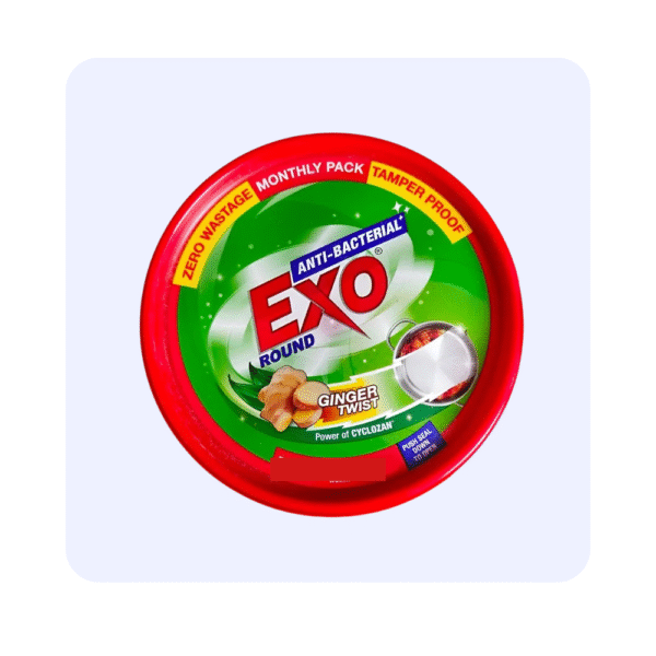 Exo round  Anti-bacterial ginger twist dish wash tub- 500g